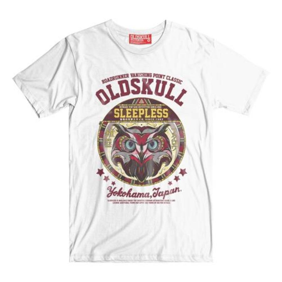Vintage owl logo retro art t-shirt