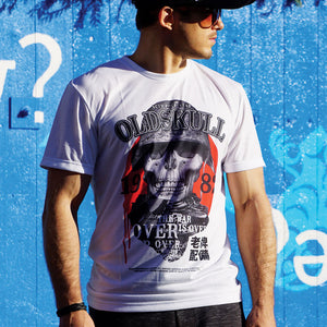 War is Over Skull soldier rising sun t-shirt with red sun
