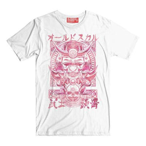 Classic Red Japanese samurai soldier t-shirt