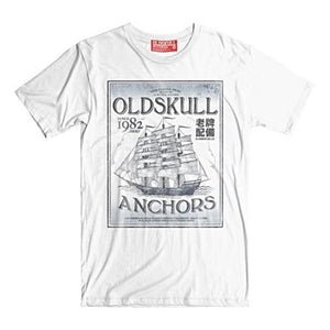 Nautical styled vintage tall sailing ship t-shirt