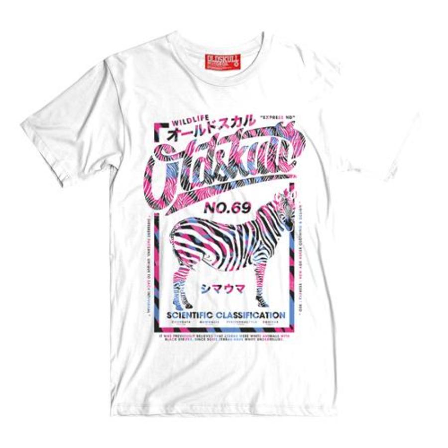 zebra animal print women t-shirt no. 69 wildlife