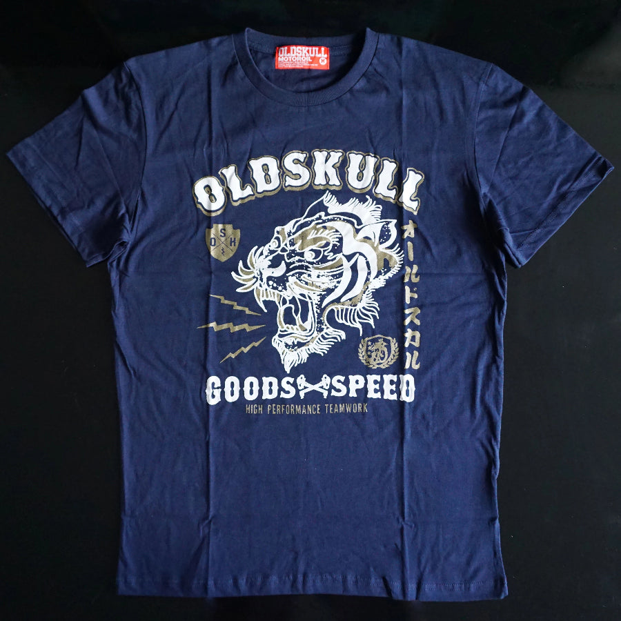 Oldskull-North-America-Goods&Speed-Tiger-Racing-men-tshirt